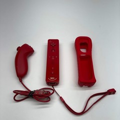 Nintendo Wii Console Gaming System RVL-001 Mario Red Edition