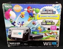 Nintendo Wii U Mario & Luigi Deluxe Set 32 GB – Missing 1 Console Stand & Manual
