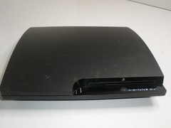 Playstation 3 PS3 Slim 160GB Black CECH-3001A Console Only Tested