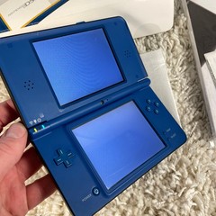 Nintendo DSi XL Midnight Blue Handheld Console System UTL-001 Complete in Box