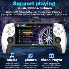 Multifunctional 5 Inch IPS HD Retro Handheld Game Console SF3500 Support Multi-S