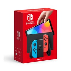 Nintendo Switch OLED 64GB Neon Red Blue Joy-Con Regional Free, Japanese spec