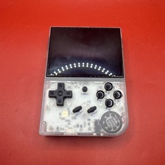 Anbernic RG35XX Handheld Game Console Transparent Clear For Parts Only Untested