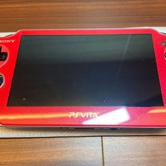 PSVita 1000 Cosmic Red Console 3686 From Japan