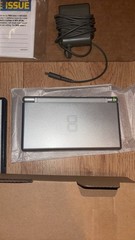 Nintendo DS Lite Launch Edition Silver Handheld System Open Box Mint Console CIB