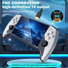New SF3500 Retro Handheld Video Game Console Linux System 5.0 Inch 854*480 IPS S