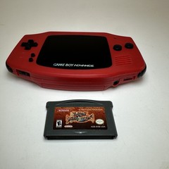 Nintendo Game Boy Advance AGB-001 Red Console Tested Working Japan Import
