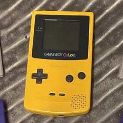 Nintendo GameBoy Color Yellow CGB-001 + Super Rare Game (Ninja Spirit) + More!!!