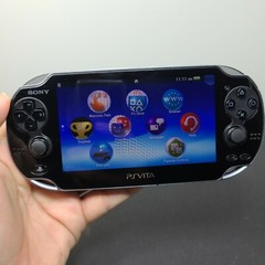 Sony PlayStation PS Vita Black Handheld System Console OLED PCH-1101 4GB Charger