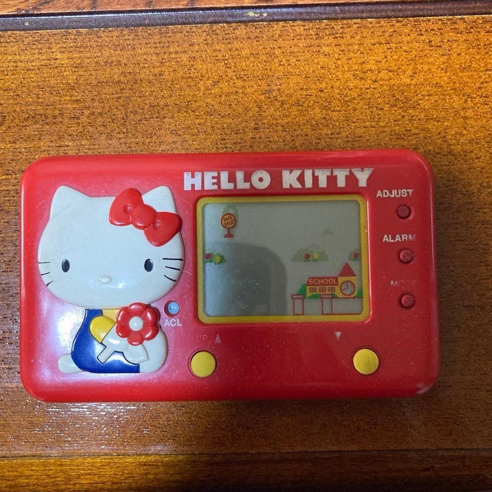 Tomy Hello Kitty School Bus LCD Game Untested Junk Retro Vintage Sanrio Japan