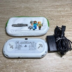 PS Vita PCH-2000 Minecraft Special Edition Console White Near Mint Tested 7246
