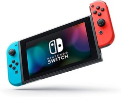 Nintendo Switch with Neon Red/Blue Joy-Con Controllers – Import with US Plug