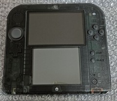 Nintendo 2DS Clear Black Console only testef Japanese ver from Japan