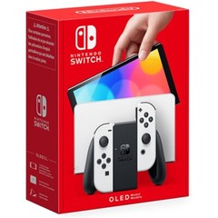 Nintendo Switch OLED Model HEG-001 Handheld Console – 64GB – White/ USA Spec