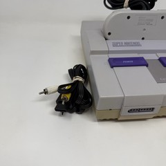 Super Nintendo SNES Console + Cables + Controller Bundle Lot *TESTED*