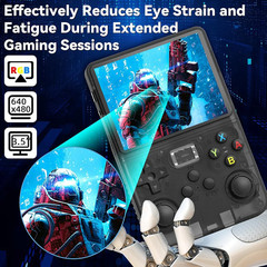 R36S Retro Handheld Game Console with 3.5″ IPS Screen and Linux System