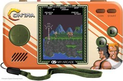 My Arcade Contra Pocket Player Handheld -2 Built In Games: Contra, Super Contra