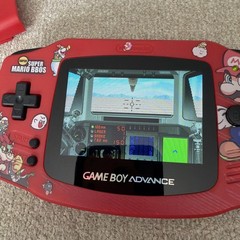 Nintendo GameBoy Advance Console IPS Screen Mod + Mario Shell