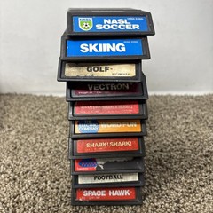 Mattel Intellivision II Console Bundle With Games And Cables Tested