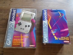 ONE OWNER, Virtually NEW Game Boy Pocket console w/case & AC Adapter with box!