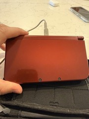 New Nintendo 3DS XL System – Red -Top IPS with charger and case
