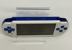 White & Blue Sony PSP 3000 System w Charger, And New Battery Bundle Excellent
