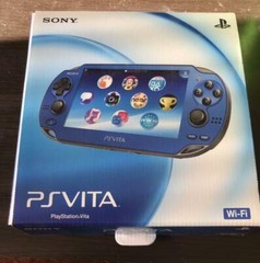 SONY PlayStation PS Vita PCH-1000 ZA04 Sapphire Blue Wi-Fi Boxed “Excellent”