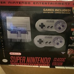 Super Nintendo Entertainment System SNES Classic Mini Edition NEW in box