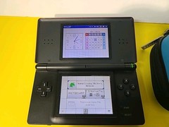 Nintendo DS Lite Crimson Handheld System – Red/Black With Case Read Description