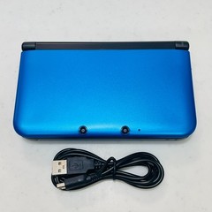 Nintendo 3DS LL XL Blue Black Region Free English Console Tested Charger VG