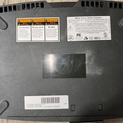 Microsoft Xbox Original Console DVD Playback Black/Green Parts Or Repair Only