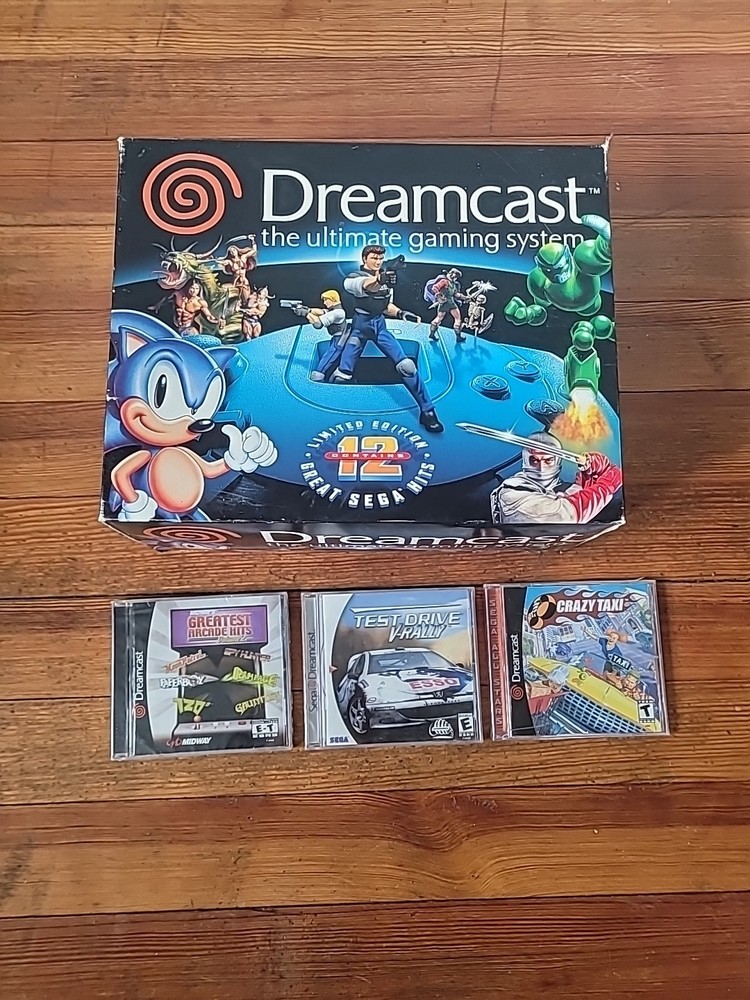 SEGA Dreamcast Ultimate Gaming System Limited Edition Console “SEALED” + 3 GAMES