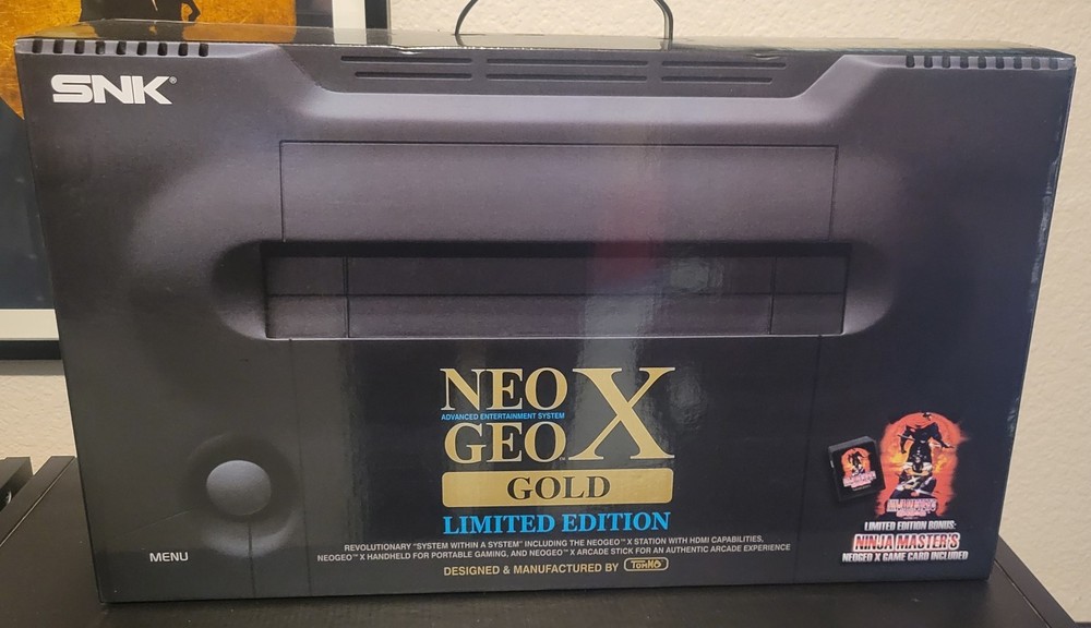 Neo Geo x Gold New Sealed with Extra Controller SNK