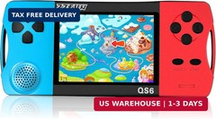 Handheld Game Console for Kids 3.5″ IPS Large Screen Rechargeable,Preloaded 216