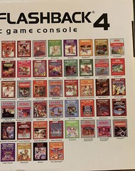 Atari Flashback 4 Classic Game Console limited special edition poster 76 games