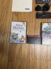 Vtg Sega Master System CIB Box Manual Inserts Console Controllers Games WORKS