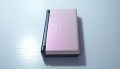 Nintendo DS Lite Shiny Metallic Pink / Black Handheld System with Charger