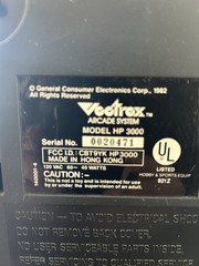 Vectrex Game Console With Games