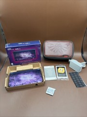 Nintendo 3DS XL Galaxy Edition Handheld System Console w Box Zelda Case Good