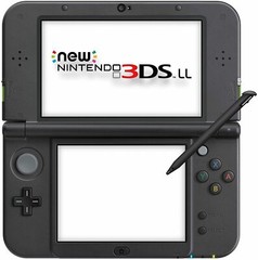 New Nintendo 3DS LL Lime × Black RED-S-MAAA Region Japan