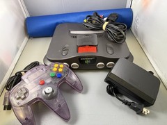 Nintendo 64 N64 Console Bundle with Atomic Purple Controller And Expansion Pack!