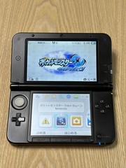 Nintendo 3DS LL Red Black Console Only Tested Working Japanese Version