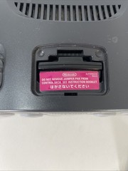 Nintendo 64 N64 Console Charcoal Gray OEM Power Supply AV Cables Tested Cleaned