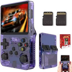 R36s Handheld Retro Game Console, 1 Count Rechargeable Portable Pocket Game Cons