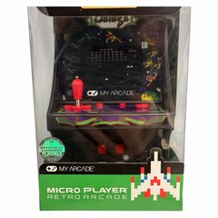 My Arcade Galaga Micro Player Retro Mini Arcade Game 4AA USB Powered Brand New