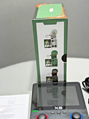 X6 Retro Handheld Game Console 3.5″ Screen Tested AV Out USB-C Open Box