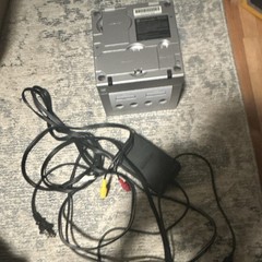 Nintendo GameCube Silver Home Console w/ Power Adapter, AV Cable working!