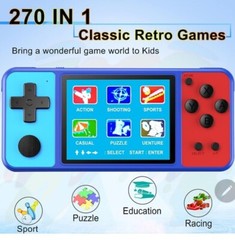Great Boy Handheld Game Console for Kids Preloaded 270 Classic Retro Games with