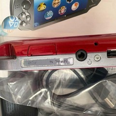 SONY PS Vita Console PCH-1000 WiFi Model Cosmic Red with Box Tested