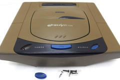 Saturn Console Gray shell case Top only HST-3210 Parts official Sega Japan SS